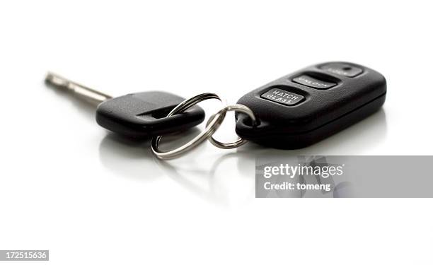 chave de carro com controlo remoto acessório - chave de carro imagens e fotografias de stock