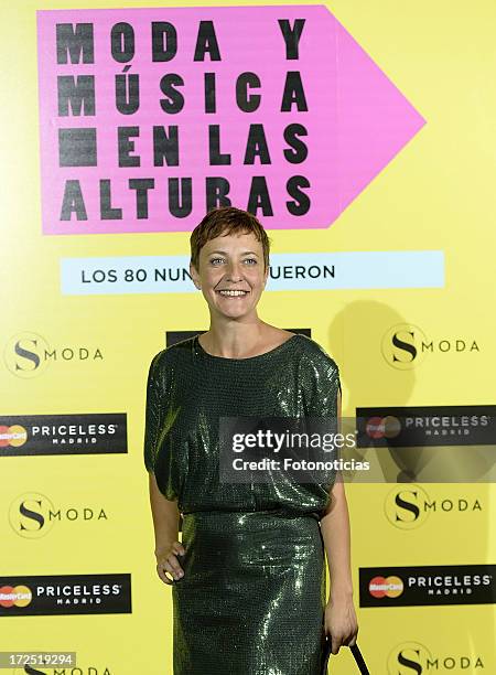 Eva Hache attends SModa Magazine cocktail party at the Urban Hotel on July 2, 2013 in Madrid, Spain.