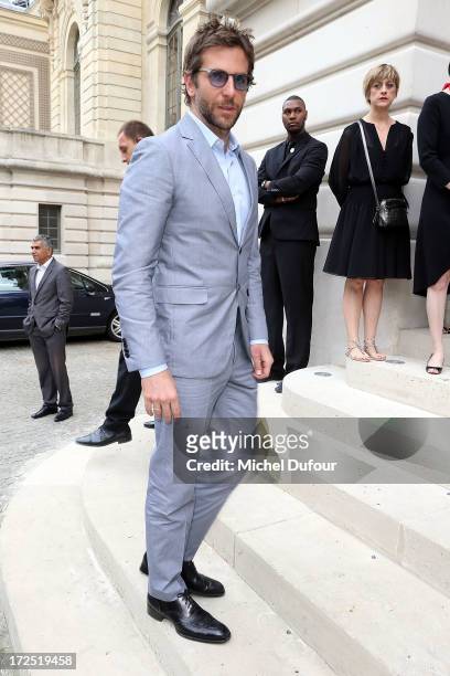 Bradley Cooper arrives at the Bulgari The Diva Event In Paris at Hotel Potocki on July 2, 2013 in Paris, France.