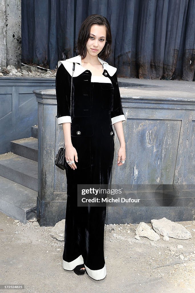 Chanel: Front Row - Paris Fashion Week Haute-Couture F/W 2013-2014