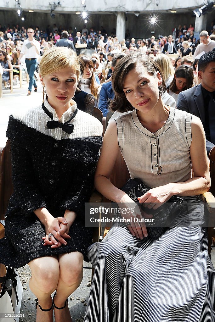 Chanel: Front Row - Paris Fashion Week Haute-Couture F/W 2013-2014