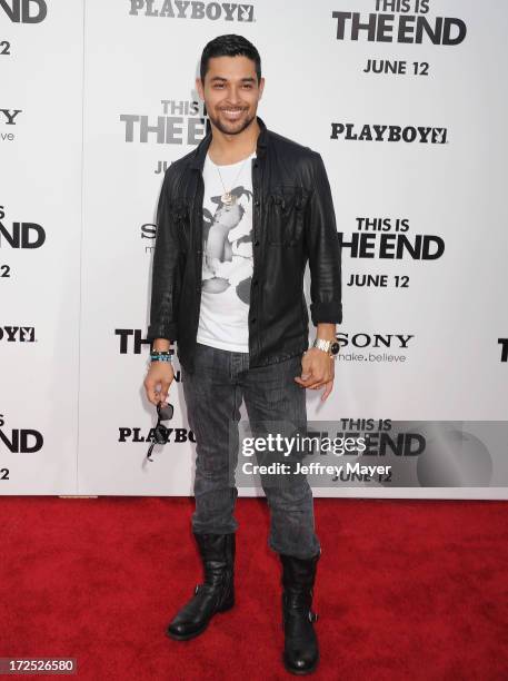 Co-Producer Wilmer Valderrama arrives at the 'This Is The End' Los Angeles premiere at Regency Village Theatre on June 3, 2013 in Westwood,...