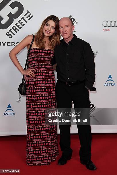 Jasmin Lord and Peter Nottmeier attend the Shocking Shorts Award at Galerie der Kuenstler on July 2, 2013 in Munich, Germany.