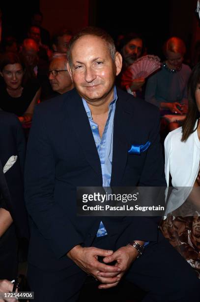 John Demsey attends the Elie Saab show as part of Paris Fashion Week Haute-Couture Fall/Winter 2013-2014 at Palais Brongniart on July 3, 2013 in...