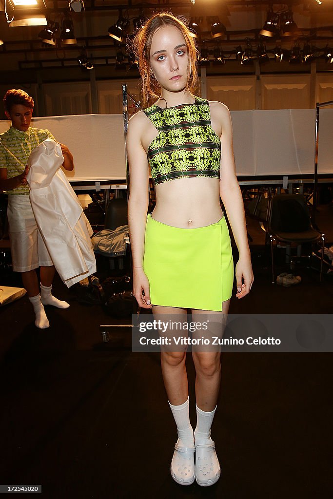 Franziska Michael Backstage - Mercedes-Benz Fashion Week Spring/Summer 2014