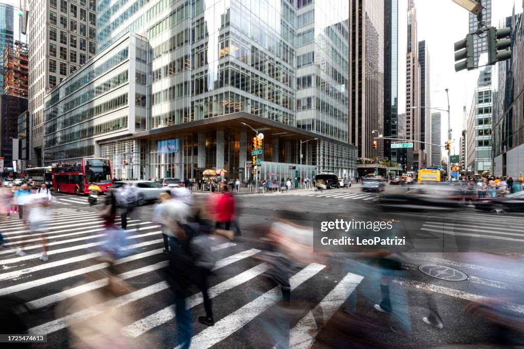 Passage pour piétons à New York