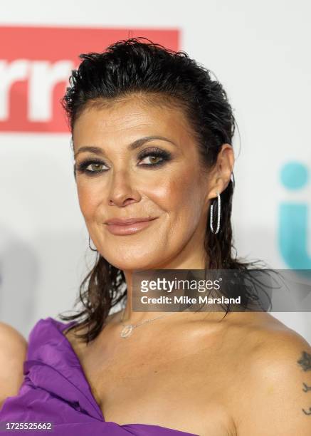 Kym Marsh arrives at the Pride Of Britain Awards 2023 at Grosvenor House on October 08, 2023 in London, England.