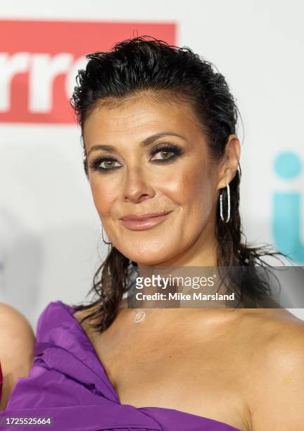 Kym Marsh arrives at the Pride Of Britain Awards 2023 at Grosvenor House on October 08, 2023 in London, England.