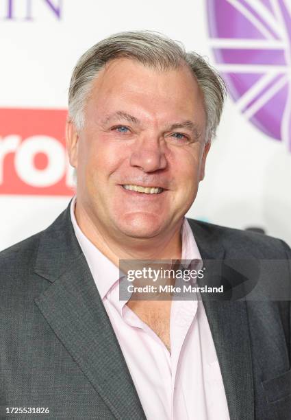 Ed Balls arrives at the Pride Of Britain Awards 2023 at Grosvenor House on October 08, 2023 in London, England.