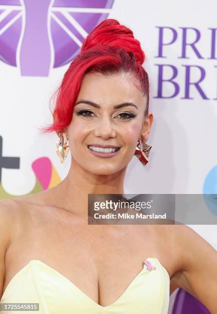 Dianne Buswell arrives at the Pride Of Britain Awards 2023 at Grosvenor House on October 08, 2023 in London, England.