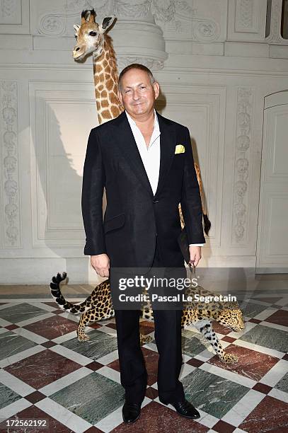 Group President of MAC cosmetics John Demsey attends the Valentino show as part of Paris Fashion Week Haute-Couture Fall/Winter 2013-2014 at Hotel...