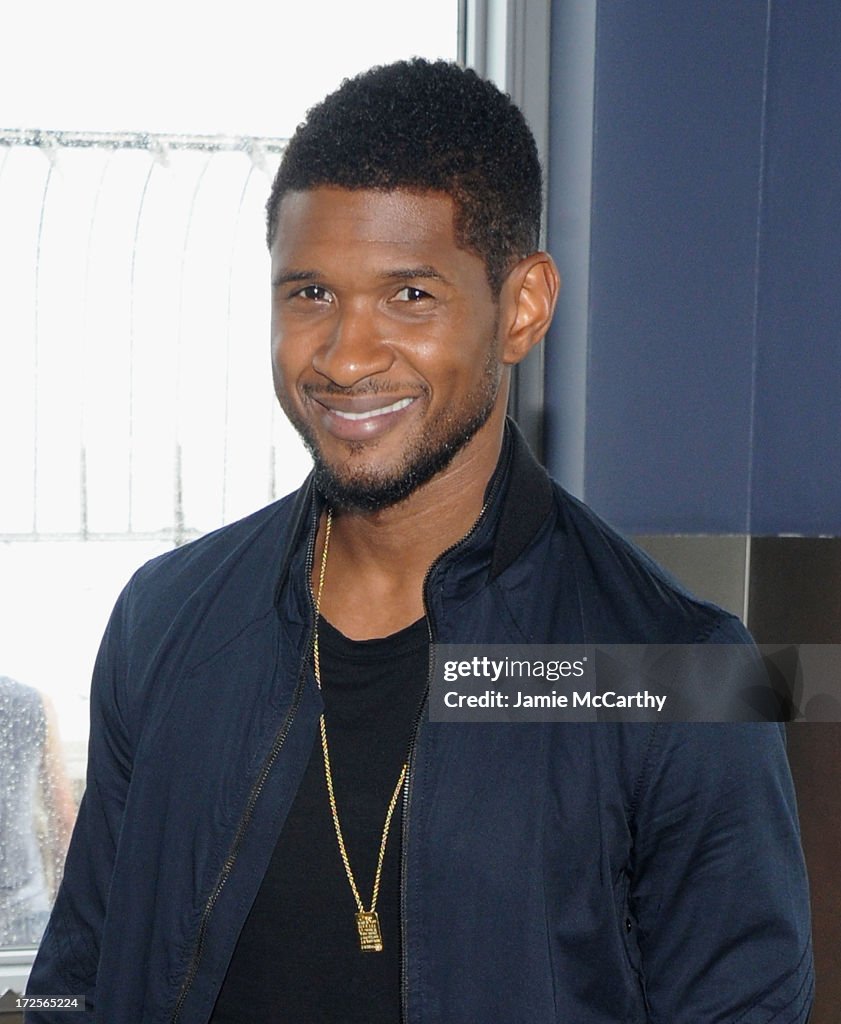 Usher Lights The Empire State Building In Celebration Of Independence Day