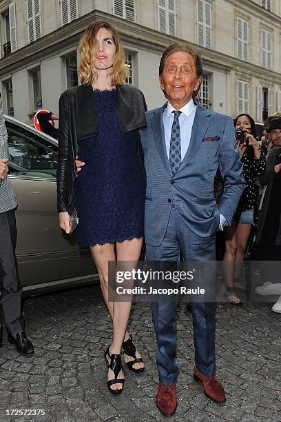 Valentino Garavani attends the Valentino show as part of Paris Fashion Week Haute-Couture Fall/Winter 2013-2014 at Hotel Salomon de Rothschild on...