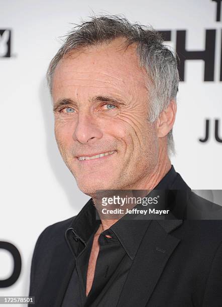 Actor Timothy V. Murphy arrives at the 'This Is The End' - Los Angeles Premiere at Regency Village Theatre on June 3, 2013 in Westwood, California.