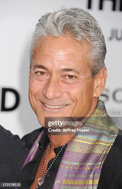 Diver/Actor Greg Louganis arrives at the 'This Is The End' - Los Angeles Premiere at Regency Village Theatre on June 3, 2013 in Westwood, California.