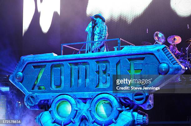 Rob Zombie performs at the Rockstar Energy Drink Mayhem Festival on June 30, 2013 in San Francisco, California.