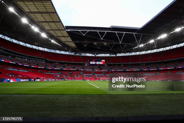 General view of the stadium during the International Friendly match between England and Australia at Wembley Stadium, London on Friday 13th October...