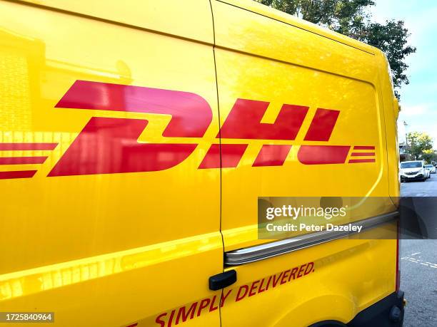 Morden, Surrey, ENGLAND DHL Delivery Van