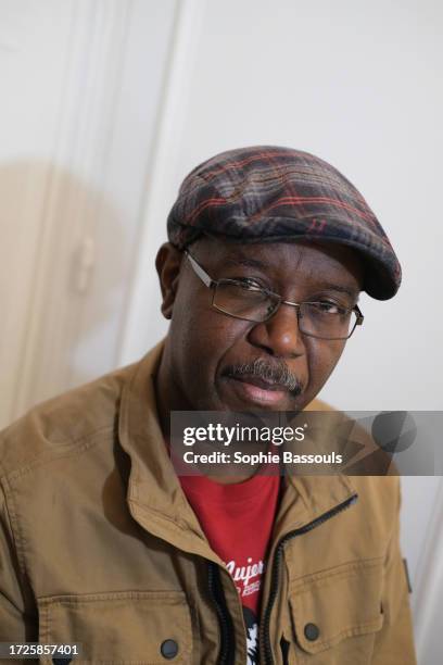 Portrait de l'écrivain haïtien d'expression française et créole Louis-Philippe Dalembert, qui publie Une histoire Romaine des editions Sabine...