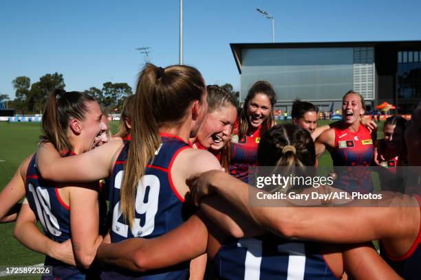 During the 2023 AFLW Round 07 match between the West Coast Eagles and Naarm at Mineral Resources Park on October 14, 2023 in Perth, Australia.