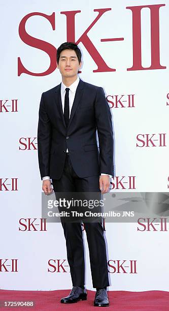Yoo Ji-Tae attends the SK-II Global Event 'Honoring The Spirit Of Discovery' at the Raum on July 3, 2013 in Seoul, South Korea.