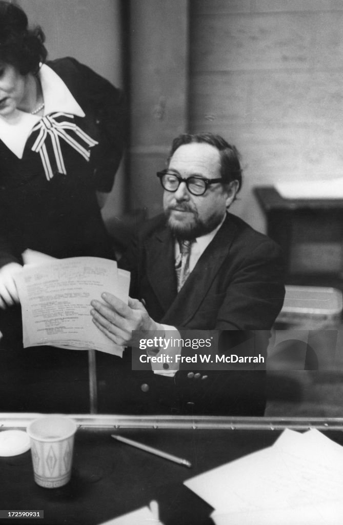 Playwright Tennessee Williams Holds Auditions