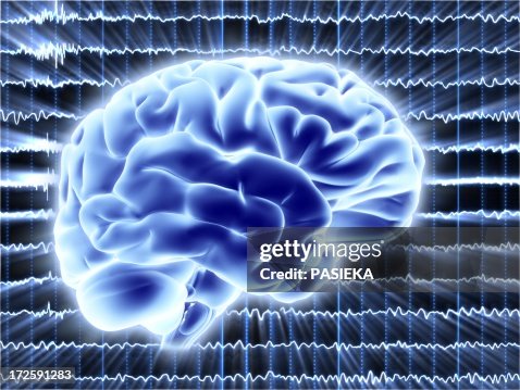 Brain activity, artwork Brain activity, artwork