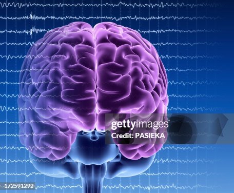 Brain activity, artwork Brain activity, artwork