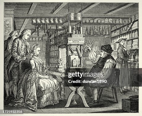 The Rustic Pharmacy, Country pharmacist Michel Schuppart, History of medicine, 18th Century The Rustic Pharmacy, Country pharmacist Michel Schuppart, History of medicine, 18th Century