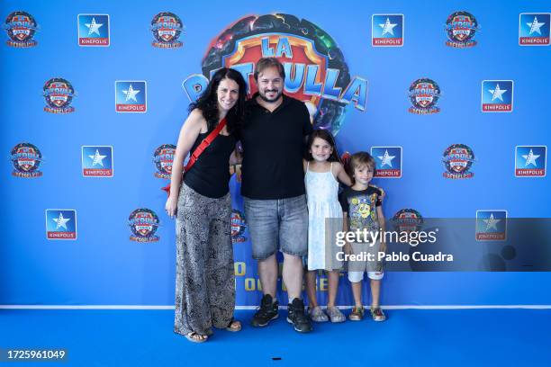 Diego Corsini attends "La Patrulla Canina: La SuperPelícula" photocall at Kinepolis Cinema on October 07, 2023 in Madrid, Spain.