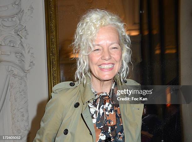 Ellen Von Unwerth attends the Jean Paul Gaultier show as part of Paris Fashion Week Haute-Couture Fall/Winter 2013-2014 at 325 Rue Saint Martin on...