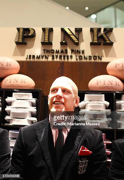 British and Irish Lions player Paul O'Connell during the David Jones Thomas Pink Event on July 4, 2013 in Sydney, Australia.