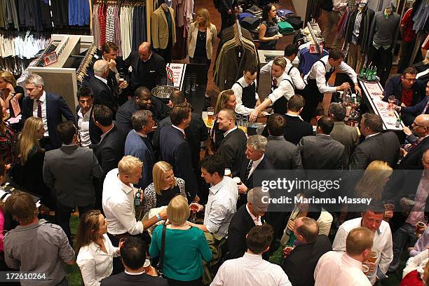 General atmosphere during the David Jones Thomas Pink Event where the the British and Irish Lions players conducted a Q & A with fans on July 4, 2013...