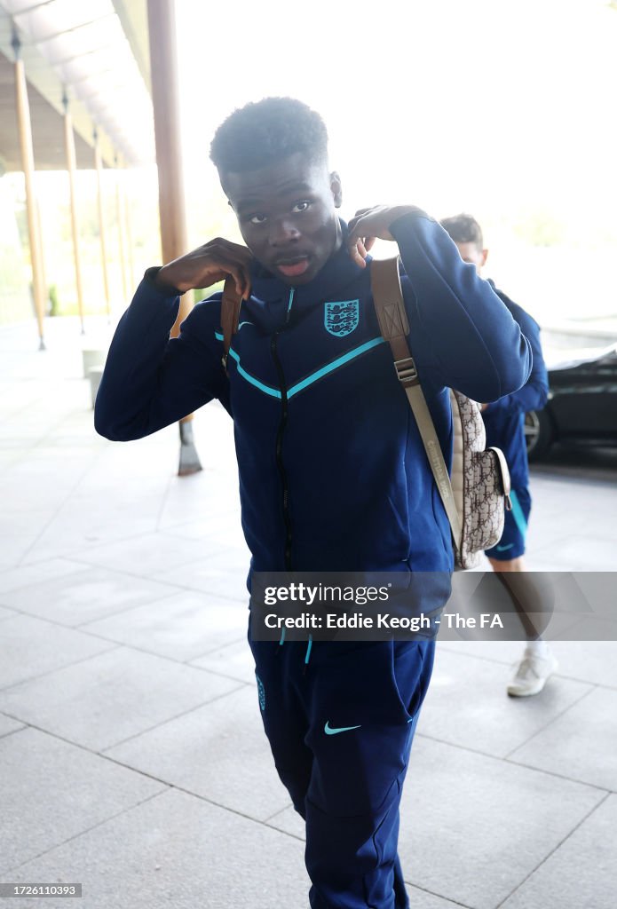 England Men's October Camp Arrivals and Training Session