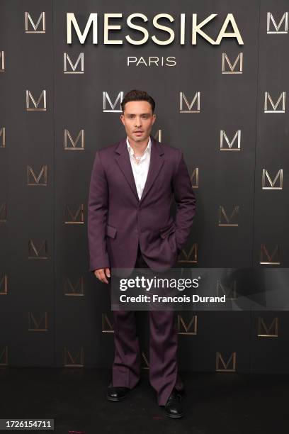 Ed Westwick attends the 2023 Messika High Jewelry Show as part of the Paris Fashion Week on September 28, 2023 in Paris, France.