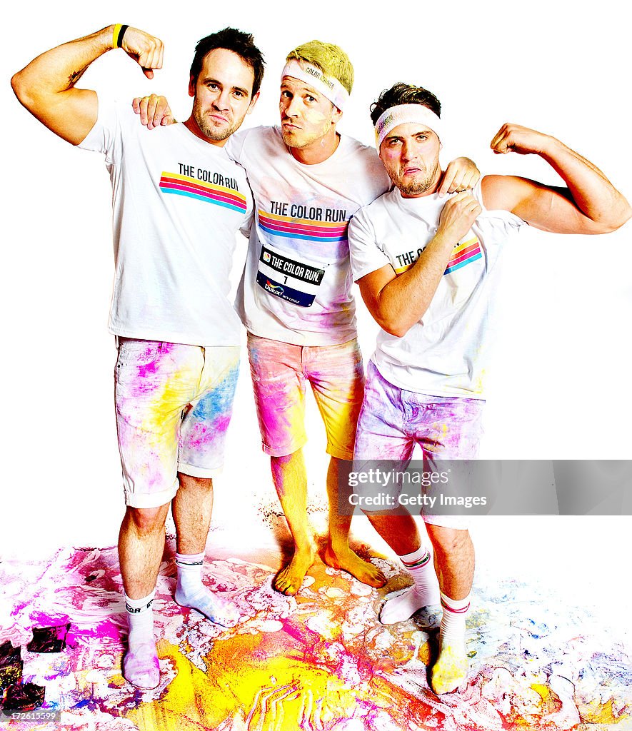 Hollyoaks Cast Support The Color Run presented by Dulux