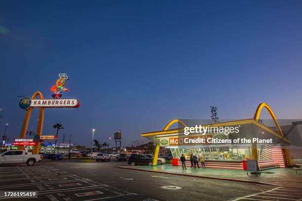 Oldest surviving McDonald's, Downey, California, USA.