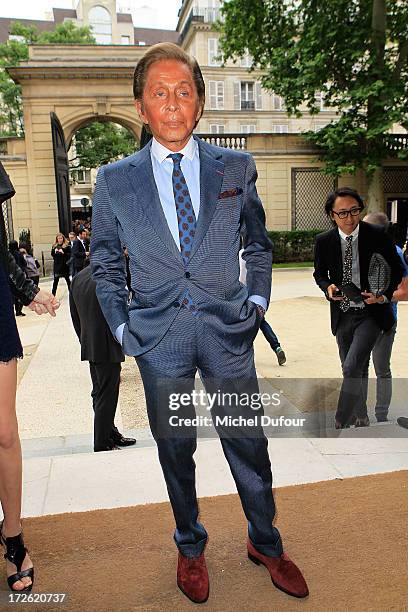 Valentino Garavani attends the Valentino show as part of Paris Fashion Week Haute Couture Fall/Winter 2013-2014 at Hotel Salomon de Rothschild on...