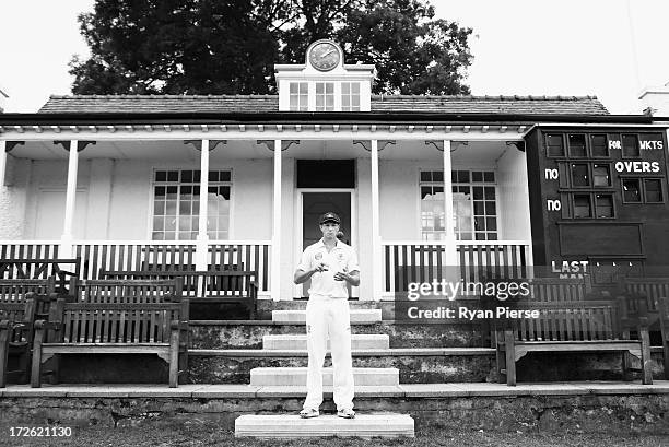 James Pattinson of Australia poses during a portrait session at New Road on July 4, 2013 in Worcester, England.