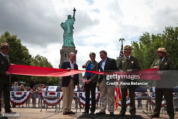 Statue Of Liberty Re-Opens To The Public For First Time Since Hurricane Sandy Statue Of Liberty Re-Opens To The Public For First Time Since Hurricane Sandy
