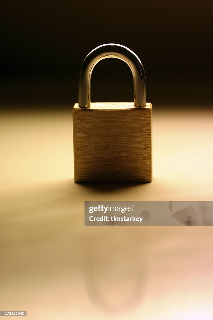 Padlock with strong lighting