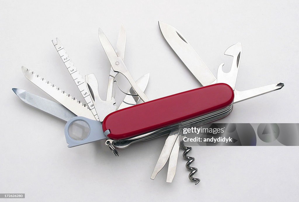 Knife, Open View on Side