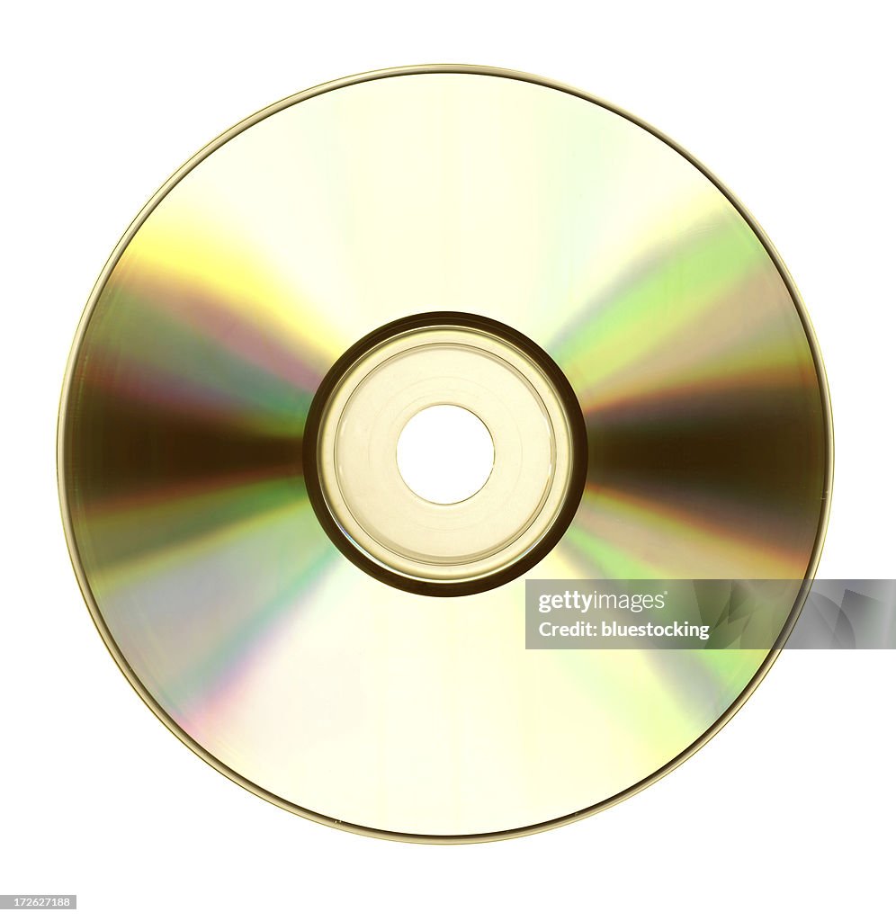 Gold CD oder DVD-Spieler
