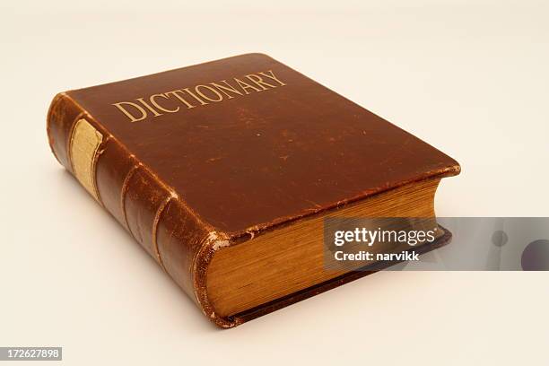 old diccionario - diccionario fotografías e imágenes de stock