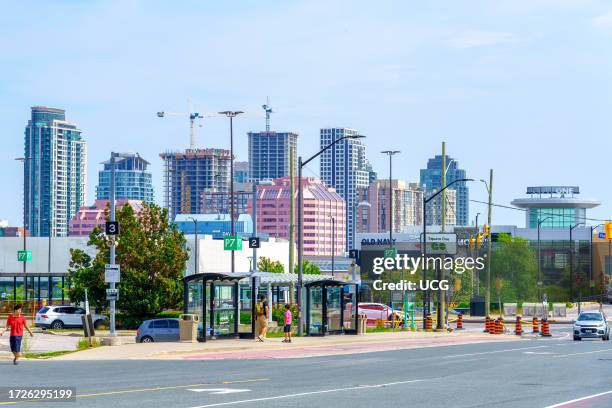 Mississauga, Canada, Cityscape and urban skyline of the modern city.