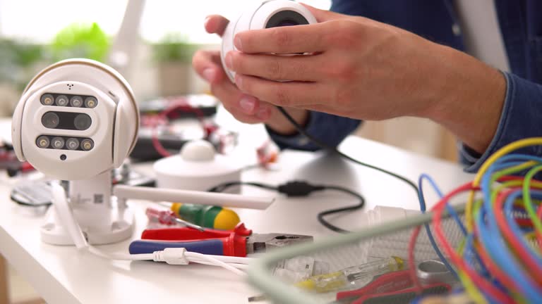 Installing Security System First Home Security System Videos and HD Footage - Getty Images