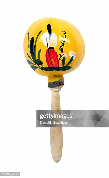 maraca - maracas stockfoto's en -beelden