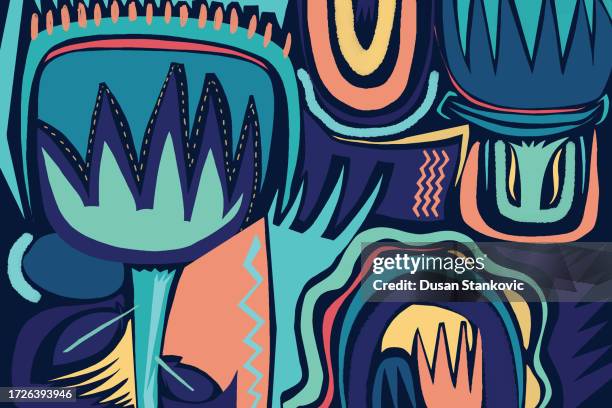 botanical seamless pattern - aloe vera isolated stock illustrations