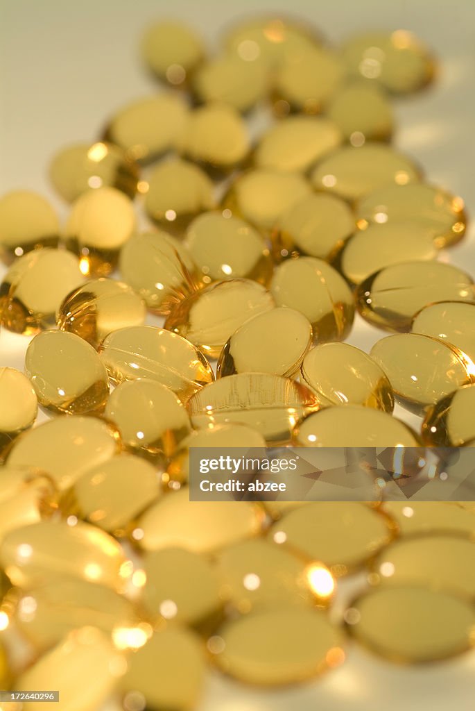 Cod liver oil capsules