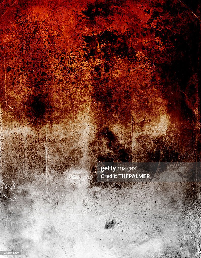 Burned out grunge texture